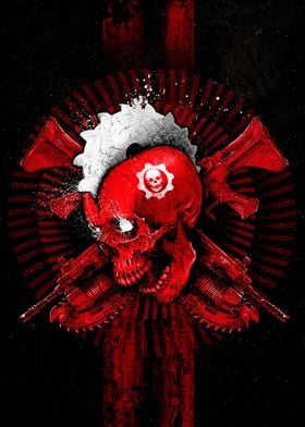 Gears of War Skull