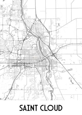 Saint Cloud City Map