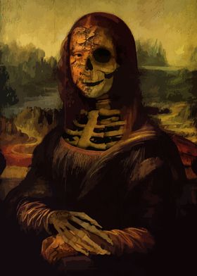 Mona Lisa Skeleton