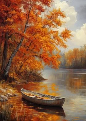 Autumn River Scene