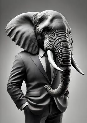 Elephant in Suit