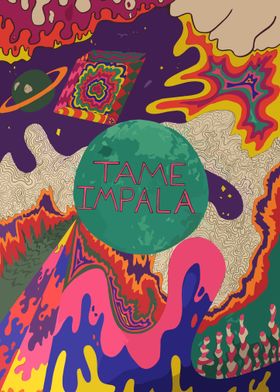 Tame Impala Psychedelic Art