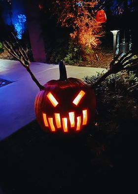 Spooky Jack-o'-Lantern