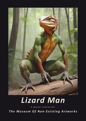 Lizard Man an Urban Legend Congaree National Park USA