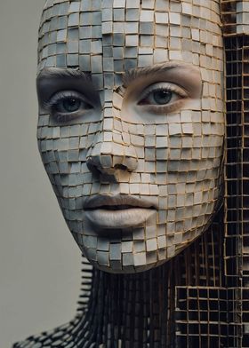 Mosaic Face Art