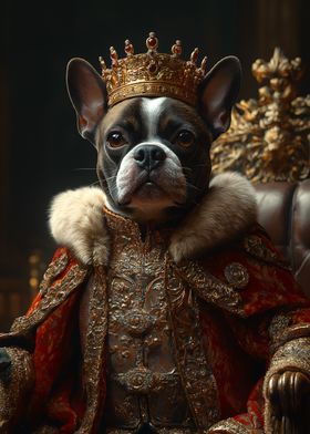 Boston Terrier Dog King