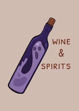 Wine &amp; Spirits Ghost Bottle