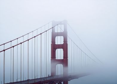 Golden Gate Bridge in Fog