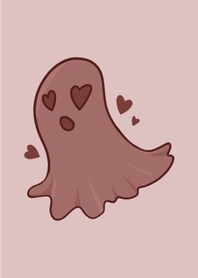 Heart Eye Lovestruck Ghost