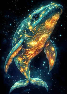 Cosmic Whale Animal