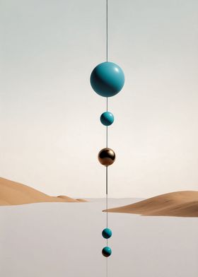 Abstract Sphere Sculpture