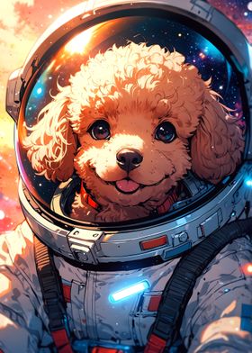 Space Dog Astronaut