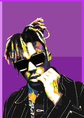 Juice Wrld Pop Art Portrait