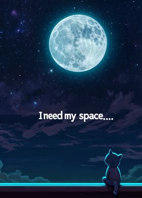 Cat Under the Moon - "I need my space"