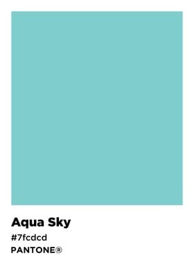 Aqua Sky Color Swatch