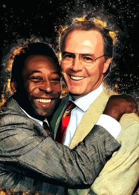 Pelé and Bob Hope