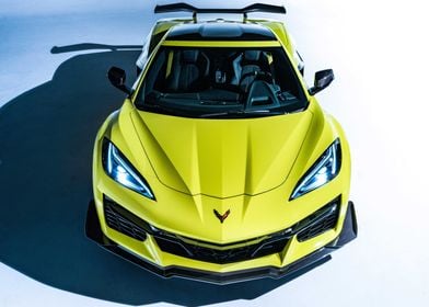 Yellow Corvette Z06