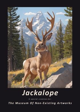 Jackalope an Urban Legend Grand Teton National Park USA