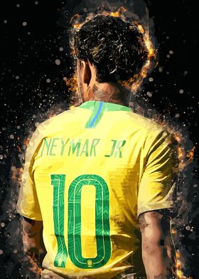 Neymar Jr. Brazil Jersey