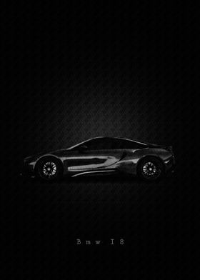 BMW i8 Minimalist Art