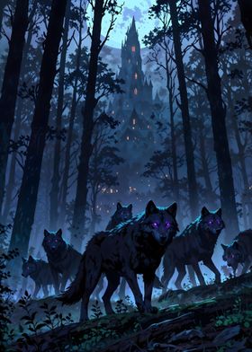 Wolves and a Castle