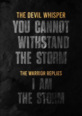 The Storm Warrior Quote