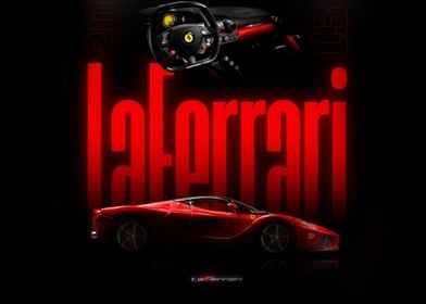 LaFerrari Red Sports Car