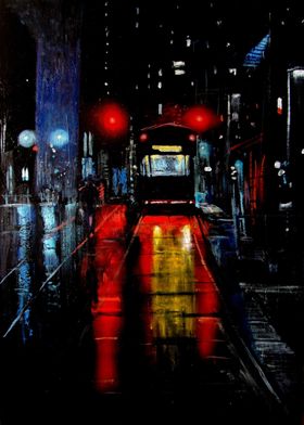 Night City Tram