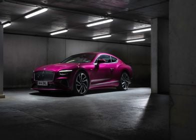 Pink Bentley Continental GT