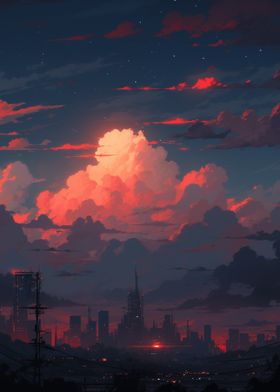 Cityscape Sunset