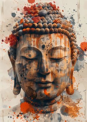 Buddha Watercolor Art