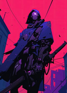 Cyberpunk Samurai