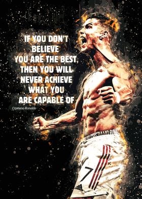 Cristiano Ronaldo Motivational Art