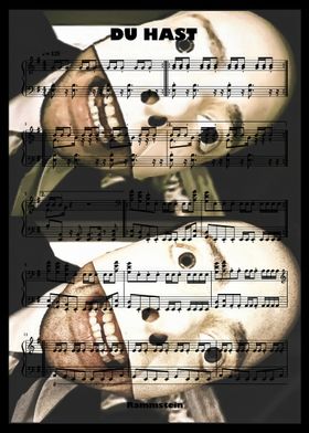 Rammstein Du Hast Sheet Music