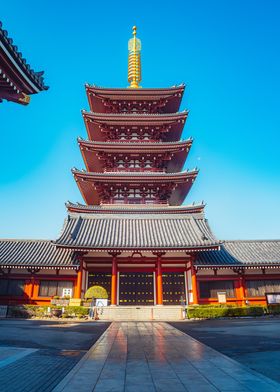 Japanese Pagoda Temple