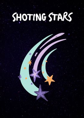 Shooting Stars Illustration