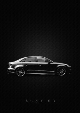 Audi S3 Car Illustration