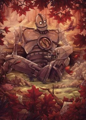 The Iron Giant in the Woods