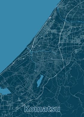 Komatsu City Map