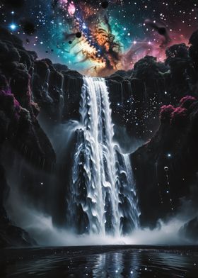 Fantasy Waterfall Landscape