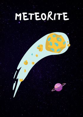 Meteorite in Space