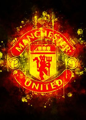 Manchester United Logo Art