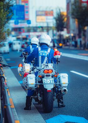 Japanese Police Motorcycle