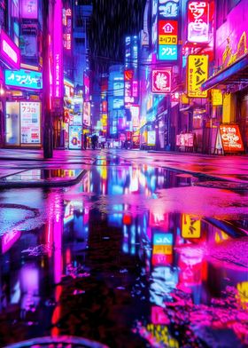 Cyberpunk Neon City