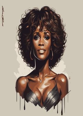 Whitney Houston Portrait