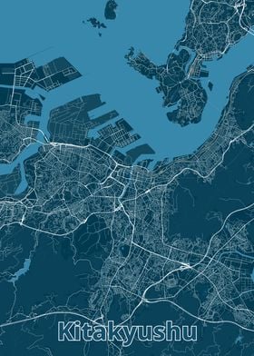 Kitakyushu City Map