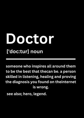 Doctor Definition Print