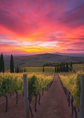 Vineyard Sunset