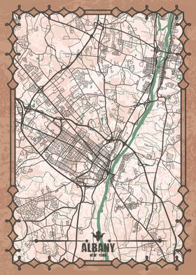 Albany City Map