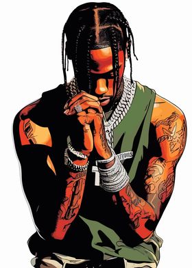 Travis Scott Digital Art